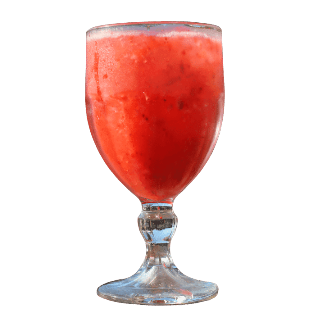 Caipirinha de Morango e Saquê