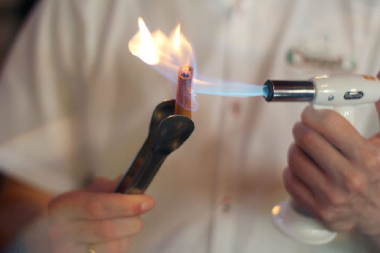 Canela flambada